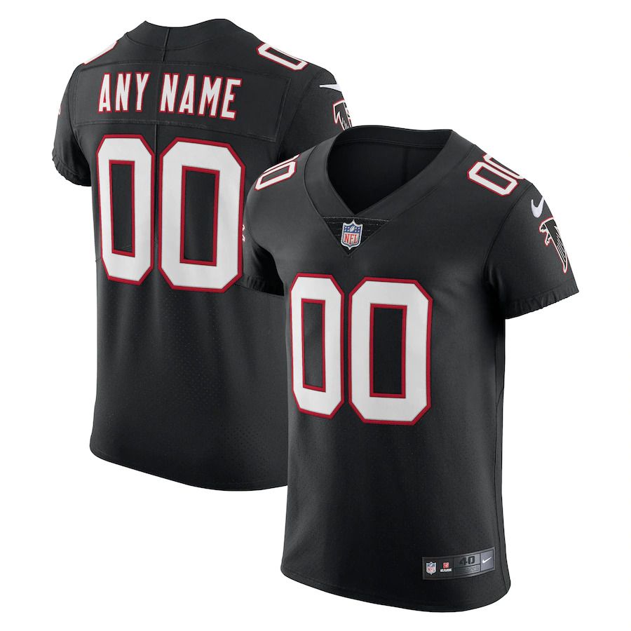 Men Atlanta Falcons Nike Black Alternate Vapor Elite Custom NFL Jersey